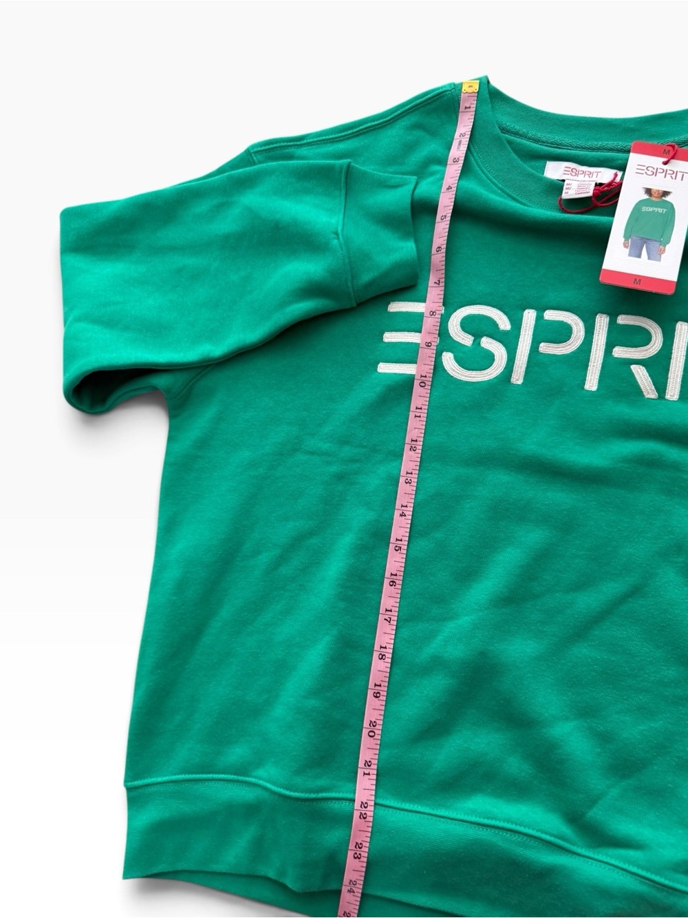 Esprit Green Logo Crewneck Sweatshirt - Picture 4 of 5